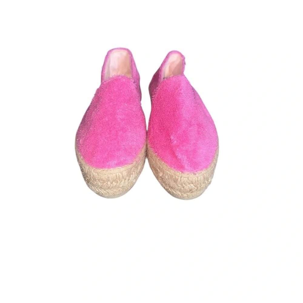 Manebi platform Pink Espadrille to Slip-On Shoes womens 8 NWOB‎